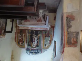 Madonna col Bambino e santi - Cappella di San Sebastiano a San Michele Mondovì