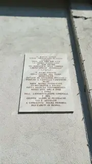 Lapide - Cappella di San Pietro in Forfice a Peveragno