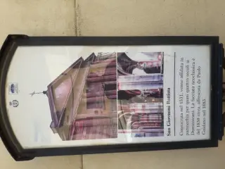Pannello illustrativo - Chiesa di San Giovanni Battista a Poirino