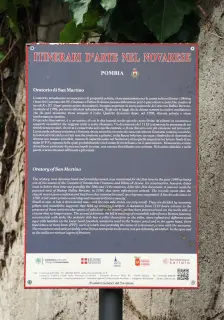 Pannello illustrativo - Chiesa di San Martino a Pombia