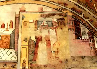 Affreschi - Chiesa di San Martino a SalicetoFrazione Lignera Soprana