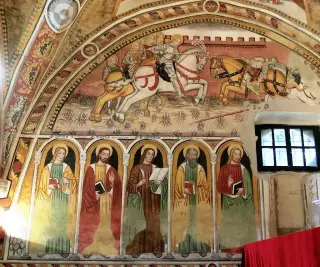 Affreschi - Chiesa di San Martino a SalicetoFrazione Lignera Soprana