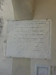 Iscrizione - Chiesa di San Gregorio a Quassolo