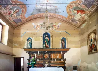 Interno - Oratorio di San Rocco a Alto SermenzaFrazione Molino