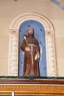 Statua di San Francesco - Oratorio di San Rocco a Alto SermenzaFrazione Molino