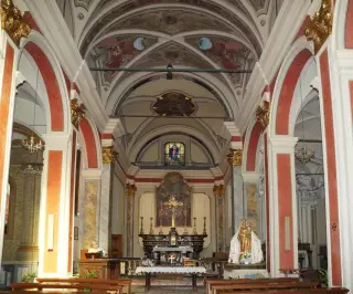 Interno - Chiesa di Santa Maria a RoasioFrazione Santa Maria
