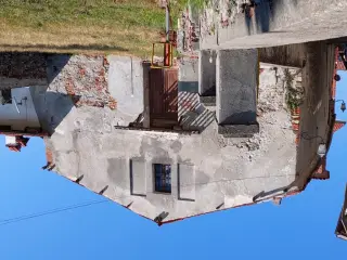 Facciata - Chiesa della Madonna delle Grazie o dei morti a San Martino Canavese