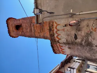 Abside e campanile - Chiesa della Madonna delle Grazie o dei morti a San Martino Canavese