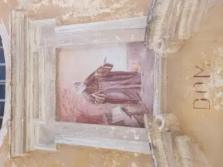 Sant'Antonio in facciata - Cappella di Sant'Antonio Abate e San Magno a San Michele Mondovì