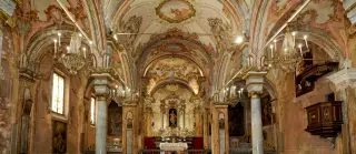 Interno - Santuario di Sant'Euseo a Serravalle Sesia