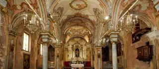 Interno - Santuario di Sant'Euseo a Serravalle Sesia