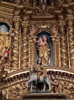 Altare dettaglio - Parrocchiale di San Martino a AyasFrazione Antagnod