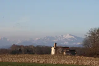 Vista - Oratorio della Madonna della Neve o di Santa Maria della Neve a SunoFrazione Baraggia