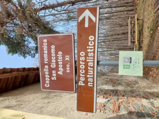 Pannello illustrativo - Cappella di San Giacomo a Torre Canavese