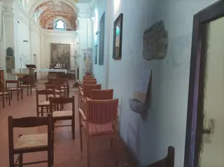 Interno - Chiesa di San Sebastiano a Mombello Monferrato
