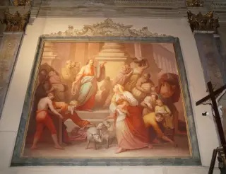 Cacciata dal tempio - Parrocchiale di San Giorgio a Valduggia