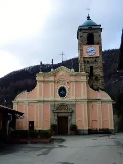 Facciata e campanile - Parrocchiale di San Giovanni a ValgioieFrazione Chiappero