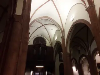 Navata centrale e organo - Chiesa di Santa Maria della Scala a Moncalieri