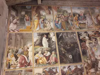 Parete Gaudenziana - Riquadri di sinistra - Chiesa di Santa Maria delle Grazie a Varallo