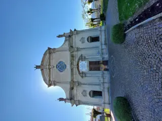 Facciata - Santuario della Madonna Degli Alteni a Villafalletto