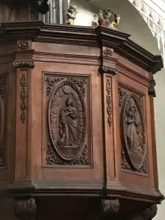 Pulpito - Chiesa di Saint-Léger a Aymavilles