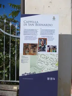 Pannello illustrativo - Cappella di San Bernardo di Clairvaux o delle Forche a MondovìFrazione Ferrone