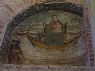 Affresco della Madonna della Barca - Chiesa Museo di San Giovanni a Asti