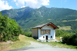 Vista - Cappella di San Massimo a Challand-Saint-VictorFrazione Viran