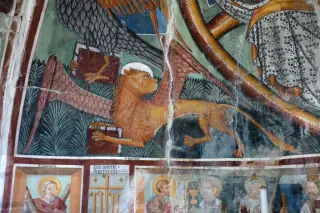 Leone di San Marco - Cappella di San Massimo a Challand-Saint-VictorFrazione Viran