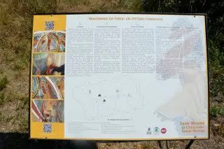 Pannello illustrativo - Cappella di San Massimo a Challand-Saint-VictorFrazione Viran
