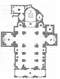 Pianta - Duomo di Sant'Eusebio a Vercelli