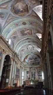 Interno - Parrocchiale di San Giovanni Lupazzano o dei Ss. Giovanni e Evasio a MondovìFrazione Carassone