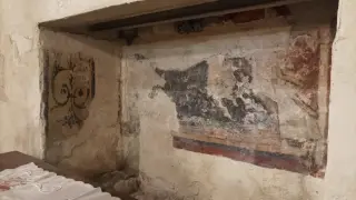 Tracce di afreschi - Pieve di Santa Maria in Bredolo a MondovìFrazione Breolungi