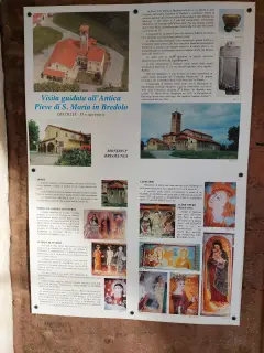 Pannello illustrativo - Pieve di Santa Maria in Bredolo a MondovìFrazione Breolungi