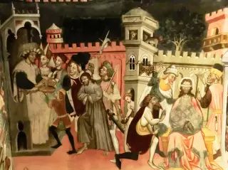 Affreschi - Chiesa di Santa Maria al Castello a Manta