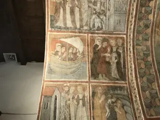 Vita di Maria Maddalena Affreschi - Chiesa o Cappella di Sainte-Marie Madeleine de Villa a GressanFrazione La Madeleine