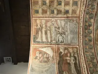 Vita di Maria Maddalena Affreschi - Chiesa o Cappella di Sainte-Marie Madeleine de Villa a GressanFrazione La Madeleine