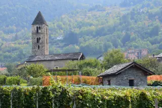 Vista - Chiesa o Cappella di Sainte-Marie Madeleine de Villa a GressanFrazione La Madeleine