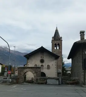 Vista - Chiesa di Saint-Jean de Chevrot a GressanFrazione Chevrot