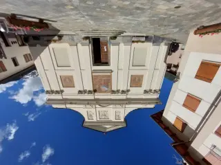 Facciata - Parrocchiale di San Cassiano e San Tommaso di Canterbury a La Salle