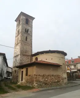Campanile e fianco - Cappella di San Martino a Valperga