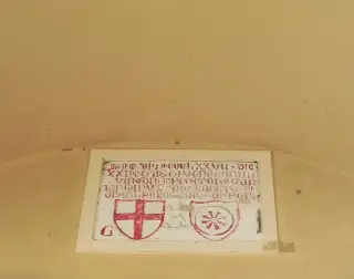 Lapide - Cappella della Madonna del Ceppo o della Consolata a Morano Sul Po