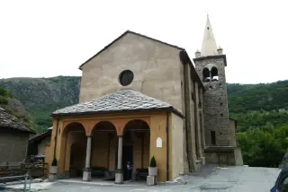 Facciata - Parrocchiale di Saint Germain a MontjovetFrazione Saint Germain