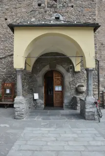 Portico - Parrocchiale della Vergine Assunta a Morgex