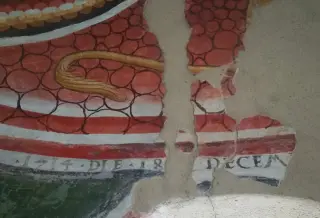 Datazione affreschi - Chiesa della Madonna della Neve o San Pietro a CureggioFrazione Marzalesco