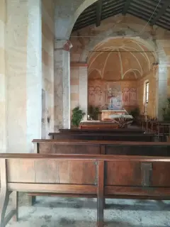 Interno - Chiesa di San Gaudenzio al Cimitero a Boca