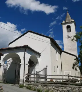 Ingresso - Parrocchiale di Saint-Barthélemy a NusFrazione Lignan