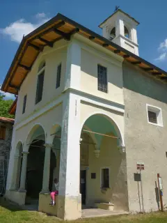 Facciata - Chiesa della Beata Panacea al Monte a Quarona
