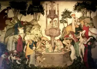 Affreschi della Sala Baronale - Cappella del Castello a Manta