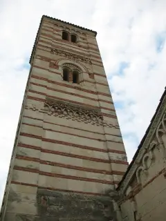 Campanile - Chiesa o Pieve dei Santi Nazario e Celso a Montechiaro d'Asti